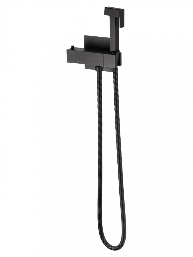 Смеситель с гигиеническим душем  Wonzon&Woghand WW-88819903-MB черный матовый 