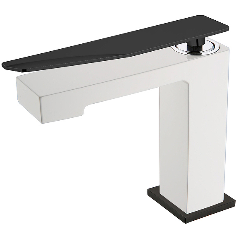 Смеситель для раковины Boheme Q 141-WB.2 белый, черный 