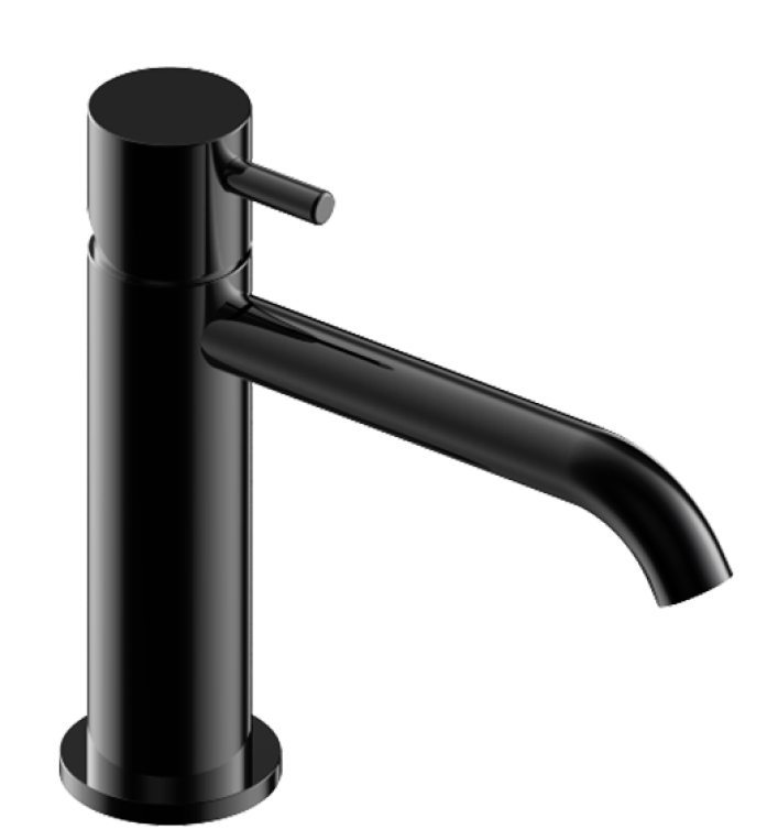 Смеситель для раковины Giulini My Future F5905/SCCRN черный глянцевый хром 