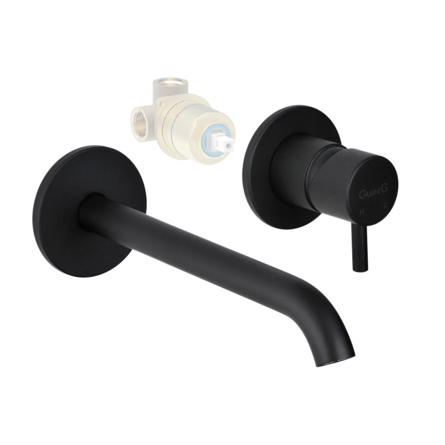 Смеситель для раковины Giulini MyFuture F5920-18EPNO черный матовый 