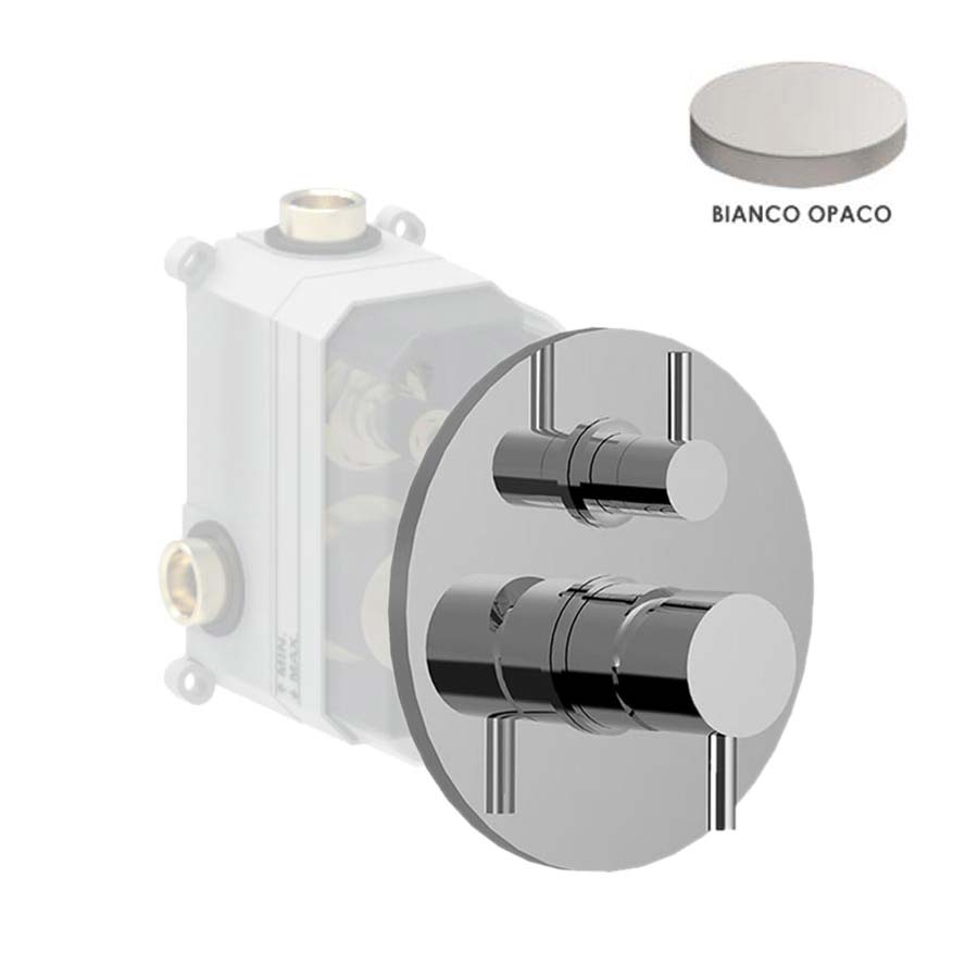 Смеситель для ванны и душа Giulini MyFuture F5964-2EPBO белый матовый 