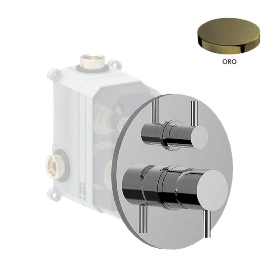 Смеситель для ванны и душа Giulini MyFuture F5964-2EPO золото 