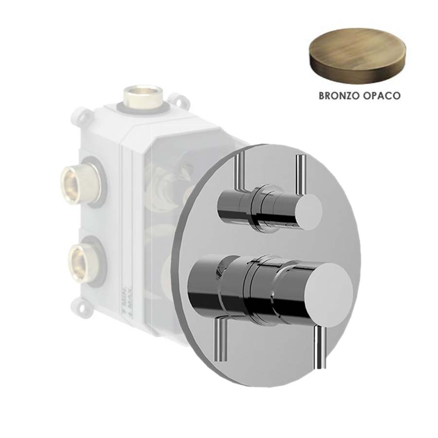 Смеситель для ванны и душа Giulini MyFuture F5964-3EPBROP бронза матовый 