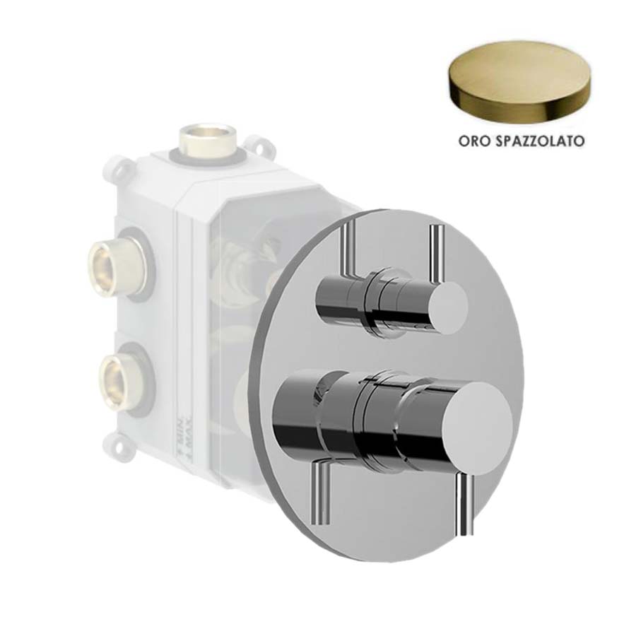 Смеситель для ванны и душа Giulini MyFuture F5964-3EPOSP золото брашированный 