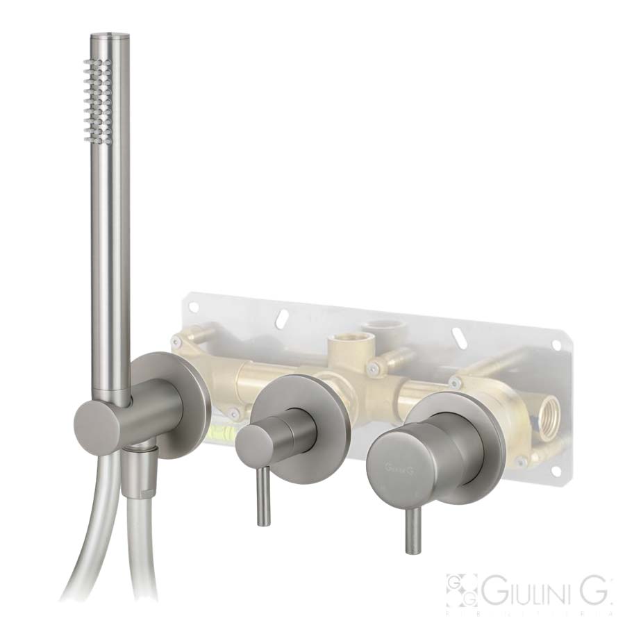 Смеситель для ванны и душа Giulini My Future F59X5302EPNKO никель матовый 