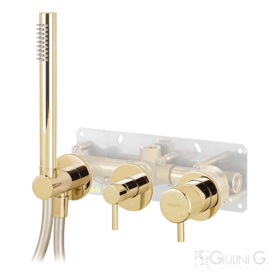 Смеситель для ванны и душа Giulini My Future 59X5302EPO золото 