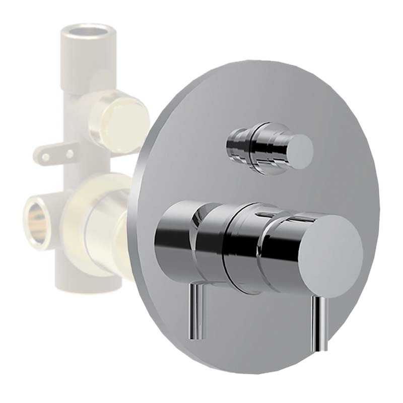 Смеситель для ванны и душа Giulini My Future F5963EP хром 