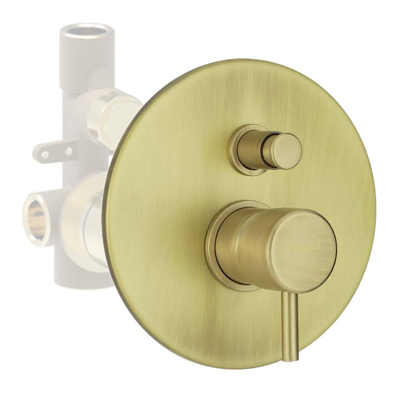 Смеситель для ванны и душа Giulini My Future F5963EPBROP бронза матовый 