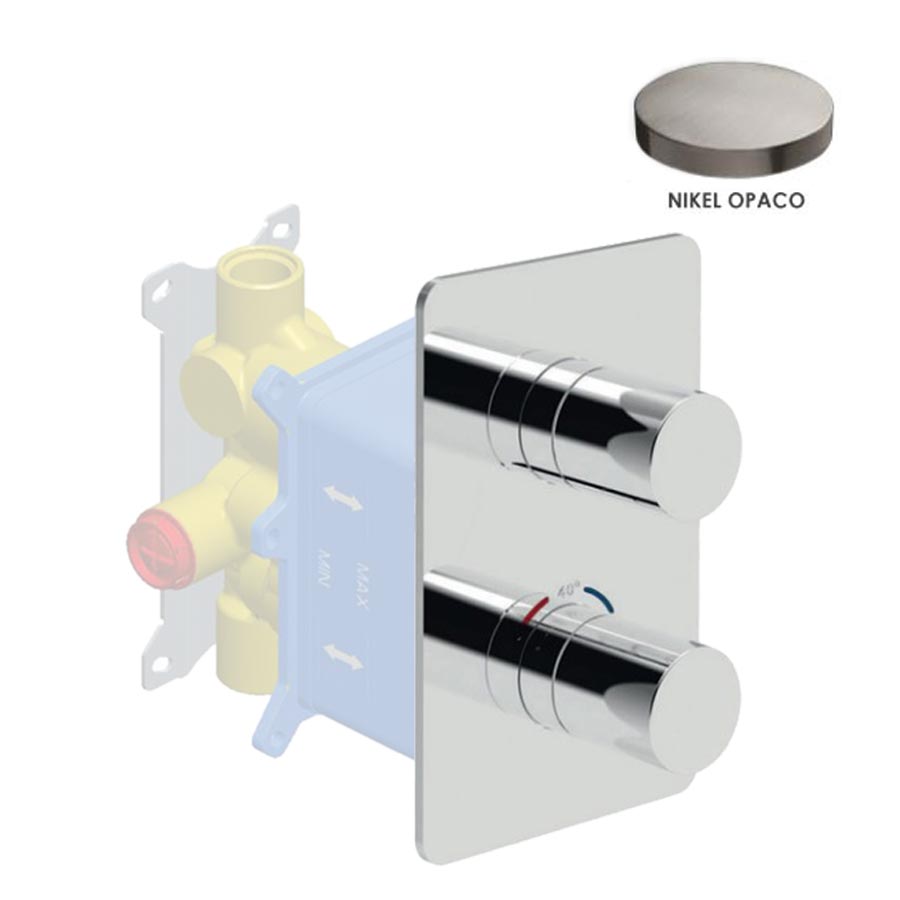 Смеситель для ванны и душа Giulini F8277EPNKO никель матовый 