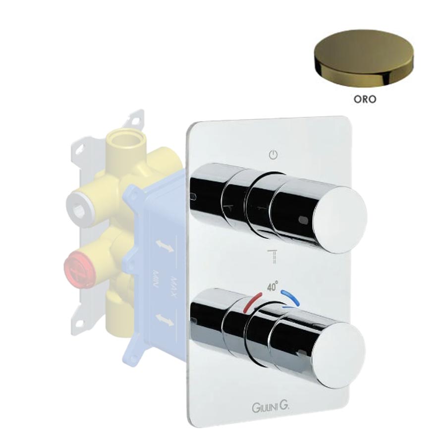 Смеситель для ванны и душа Giulini F8277EPO золото 