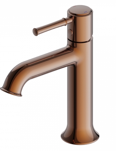 Смеситель для раковины Wonzon&Woghand Tor WW-88018073-RG розовое золото 