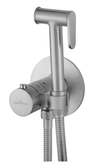 Смеситель с гигиеническим душем Wonzon&Woghand WW-88829909-BN брашированный никель 
